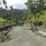 Ambruk,  Proyek Tanggul Penahan Tebing Kelurahan Dua Sudara Kota  Bitung
