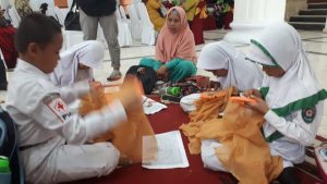 Kota Gorontalo Lestarikan Sulaman Karawo dengan mengajarkan keppada siswa SD dan SMP
