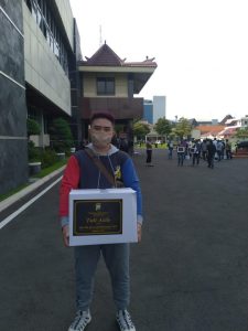 Ditengah Kesusahan Saat PSBB,   HPMIG Surabaya : Bantuan Polda Jatim  Sangat Membantu Kami
