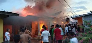 Dilalap Si Jago Merah, 6 Rumah di Rantauprapat Ludes Terbakar