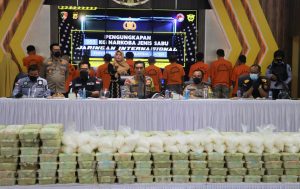 Polda Aceh Ungkap Kasus Narkotika Jaringan Internasional Seberat 353 Kilogram