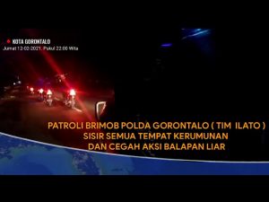 Patroli Brimob Polda Gorontalo (Tim Ilato), Sisir Kerumunan dan Balap Liar