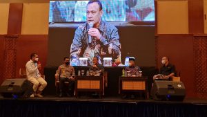 Saat Menghadiri Pelantikan JMSI Aceh. Ketua KPK Media Berjasa Mencerdasakan Bangsa