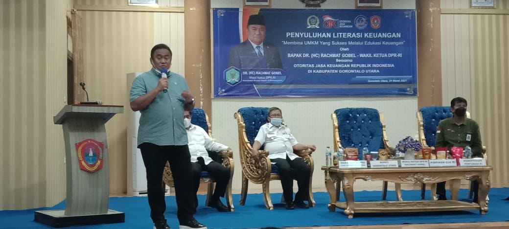 Wakil Ketua DPR Rachmat Gobel melakukan Kunjungan kerja Ke Gorontalo Utara