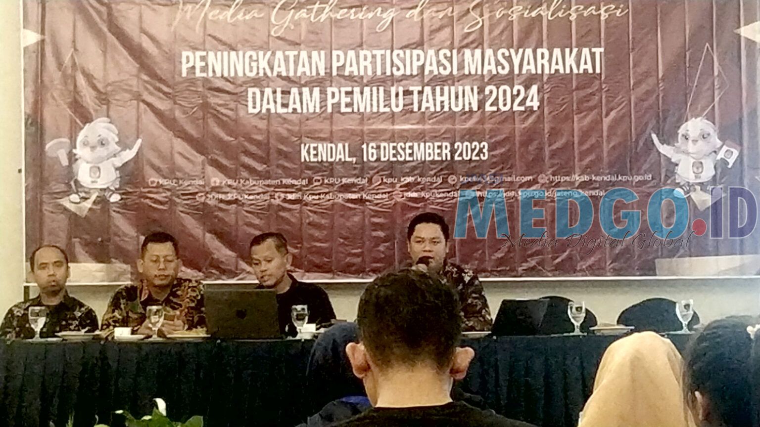KPU Kabupaten Kendal Ajak Wartawan sukseskan pemilu 2024