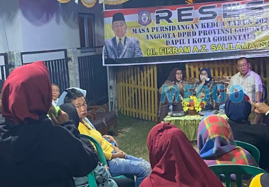 Reses Fikran Salilama Angggota DPRD Gorontalo