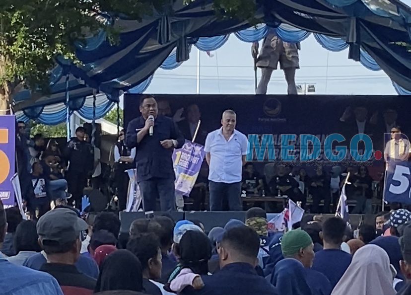 Isu Kemiskinan dalam Kampanye Rachmat Gobel berharap Dukungan Rakyat Gorontalo Untuk Berkiprah di DPR