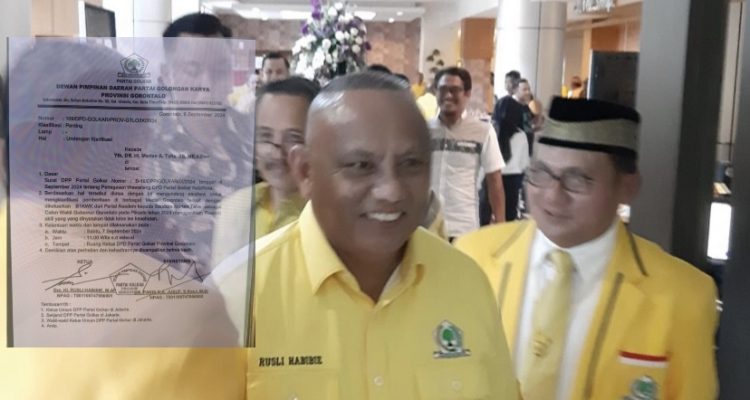 Marten Taha Dipinang Jadi Calon Wagub Nasdem, DPD I Golkar Layangkan Surat Cinta !