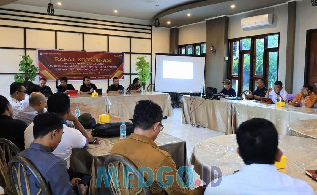 KPU Kota Gorontalo Persiapan Debat Pilkada 2024