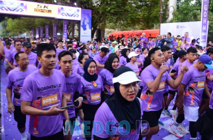 Gorontalo Hal Marathon 2024, Dorong Tumbuh Pariwisata Daerah