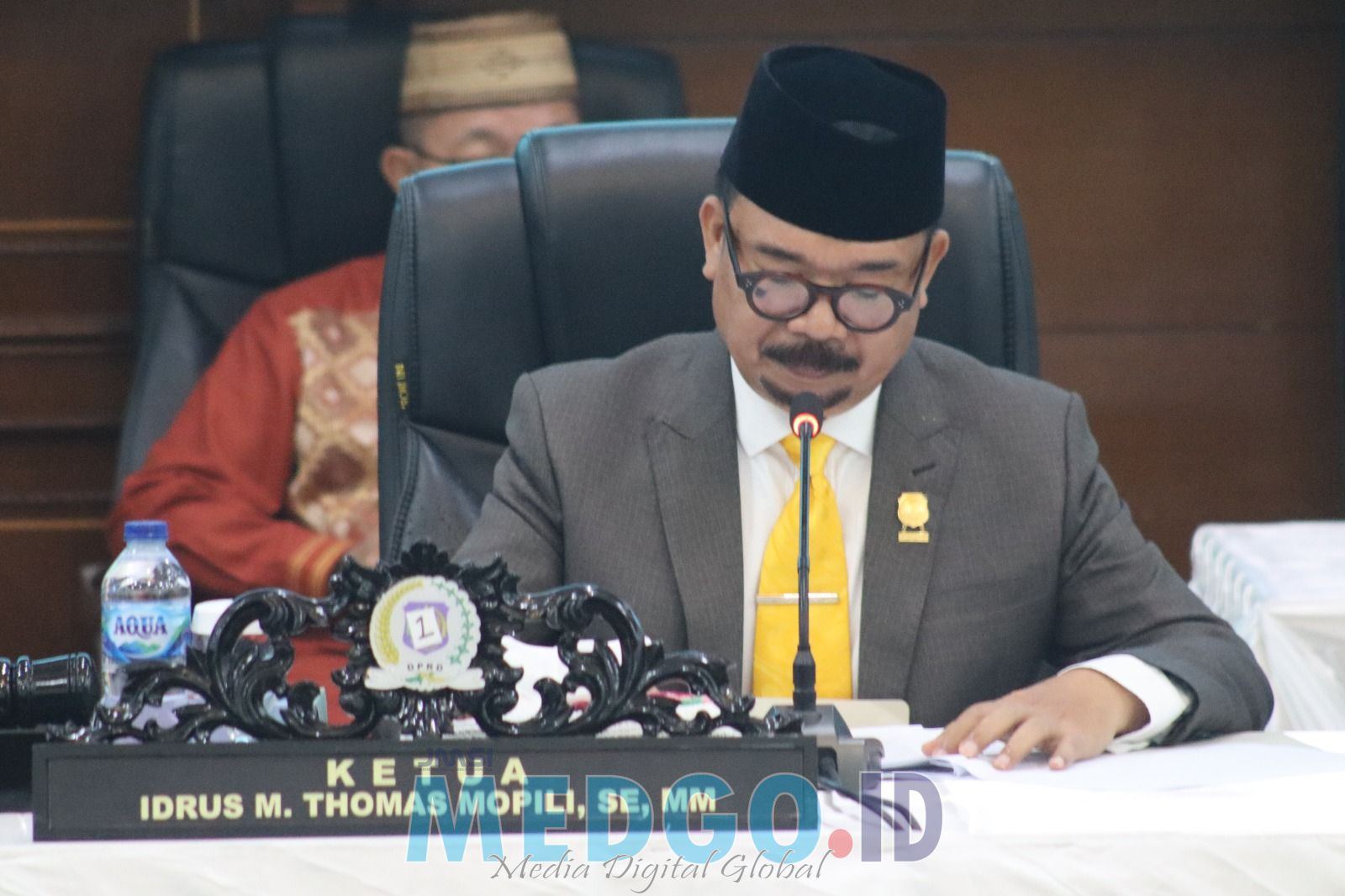 Ketua DPRD provinsi Gorontalo Thomas Mopili