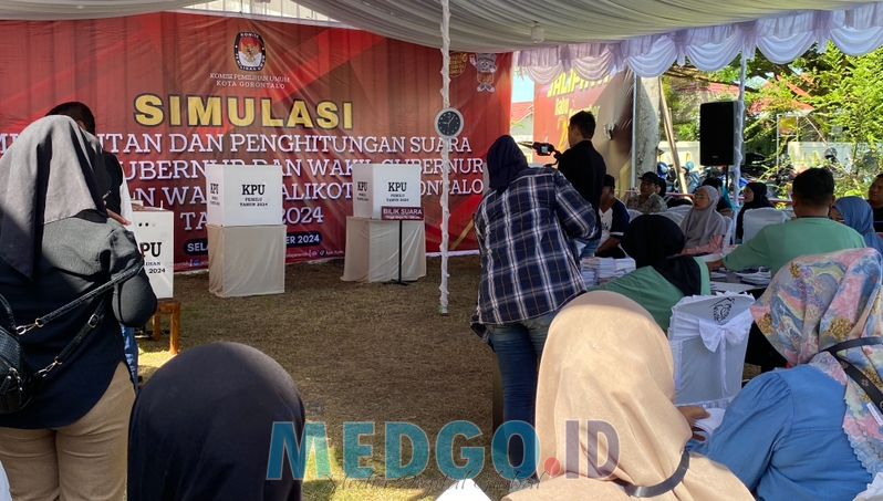 Simulasi Pemungutan dan Perhitungan Suara Pilwako 2024