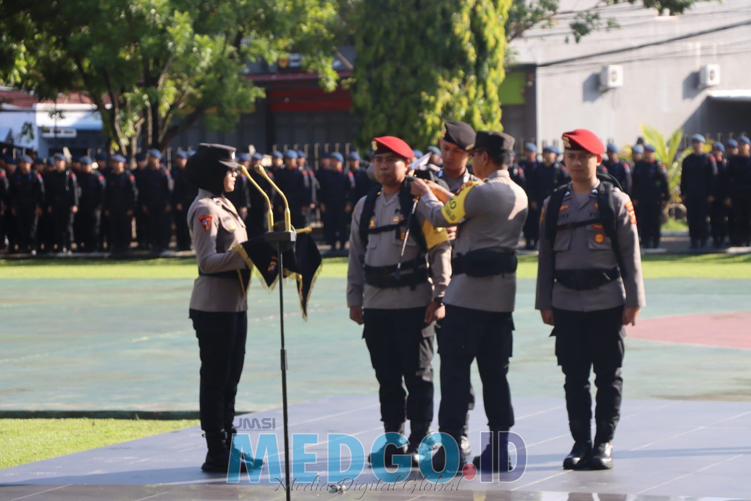 Jajaran Polda Gorontalo Terjunkan 3.327 Personil Pengmanan TPS 2