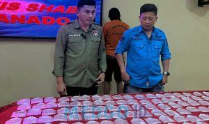 Satuan Resnarkoba Polres Manado Ungkap Kepemilikan 151 Gram Sabu