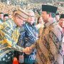 Wakil Ketua DPRD Gorontalo Thomas Mopili dengan Presiden Prabowo Subianto