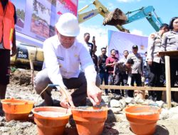 Gubernur Gorontalo Lakukan Peletakan Batu Pertama Pembangunan Gudang Jagung 1000 Ton