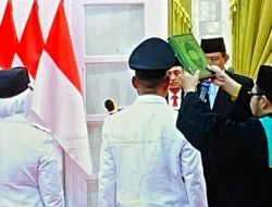 Gubernur Gorontalo Gusnar Ismail Resmi Melantik Bupati dan Wakil Bupati Gorontalo Utara
