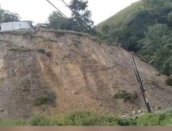 Longsor Timbun Jalan Trans Sulawesi di Desa Olele, 7 KK Mengungsi