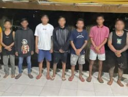 Gerak Cepat Polres Bitung, Amankan 14 terduga Pelaku Perkelahian antar Kelompok.