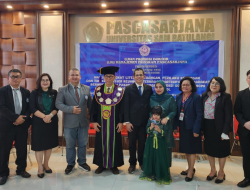 Dosen FEB UNG Boby Rantow Payu Raih Gelar Doktor di Unsrat Manado