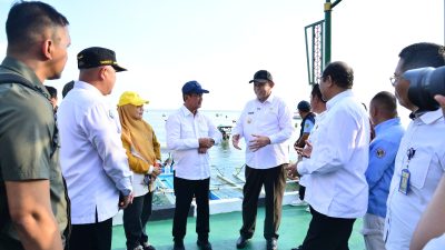Trenggono Tinjau KNMP Leato Selatan, Fasilitas Nelayan Mulai Beroperasi