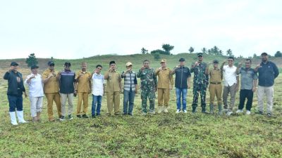 Bupati Saipul Tinjau Lokasi Pembangunan Yonif TP di Popayato Barat, Lokasi Dinilai Sangat Strategis