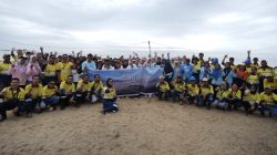 Sambut Hari Lingkungan Hidup Sedunia, Pani Gold Mine Bersihkan Pantai Bersama DLH Pohuwato