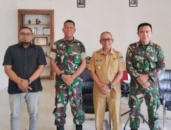 Wabup Iwan Sambut Kasdim Baru, Jalin Sinergi TNI-Pemda Pohuwato