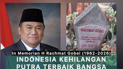 In Memorian Rachmat Gobel (1962-2026), Pieter F. Gontha : Indonesia Kehilangan Putra Terbaik Bangsa