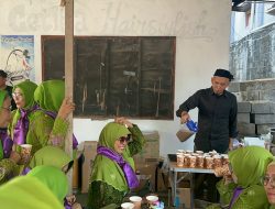 Kopi Gratis PW ISNU Gorontalo Diserbu Ibu-Ibu Muslimat NU di Arena Muktamar ke-35