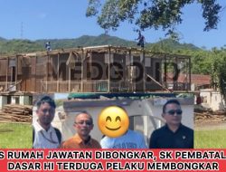 HI Salah Satu terduga Pelaku Pembongkaran Cagar Budaya  Eks Rumah Jawatan Pos dan Telegraf
