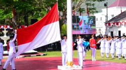 Paskibraka Gorontalo Sukses Kibarkan Merah Putih, Diupacara HUT Kemerdekaan RI Ke 81