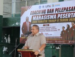 Ciptakan Dampak Langsung di Masyarakat, Rektor UNG Minta Mahasiswa KKN Hadirkan Inovasi Solutif