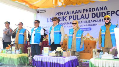Penyalaan Perdana Listrik di Pulau Dudepo, Wagub Idah: Bukti Nyata Pemerataan Pembangunan