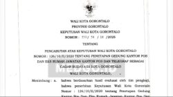 SK 2025 Tentang Pencabutan, Kata   Walikota Adhan Dambea : Sudah Sesuai UU