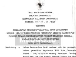 SK 2025 Tentang Pencabutan, Kata   Walikota Adhan Dambea : Sudah Sesuai UU
