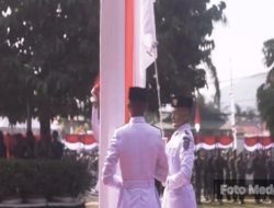 Pemprov Gorontalo Menggelar Upacara HUT RI Ke-81 Dihalaman Rudis Gubernur