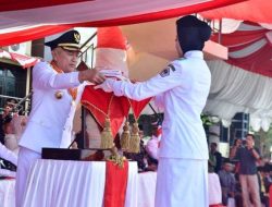 Penuh Khidmat, Bupati Saipul Pimpin Upacara Detik-detik Proklamasi HUT ke-81 RI di Pohuwato