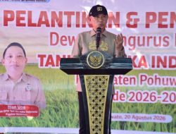 DPD Tani Merdeka Indonesia Pohuwato Resmi Dilantik, Bupati Saipul: Jadi Mitra Strategis Wujudkan Kedaulatan Pangan