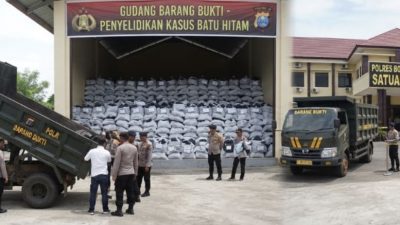 Batu Hitam di Gudang Suwawa Timur, Kabarnya Resmi Ditangani  Polres Bone Bolango untuk Penyelidikan