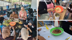 Inovasi Pangan Lokal, Mahasiswa KKN UNG Perkenalkan Es Krim Biji Teratai di Tabongo