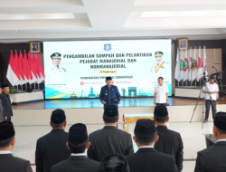 Lantik 37 Pejabat, Gubernur Gorontalo Dorong Percepatan Kinerja Organisasi
