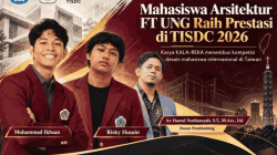 KALA-REKA Antar Dua Mahasiswa UNG Raih Prestasi di Kompetisi Desain Internasional Taiwan