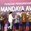 Kemiskinan Turun, Gorontalo Raih Mandaya Award 2026